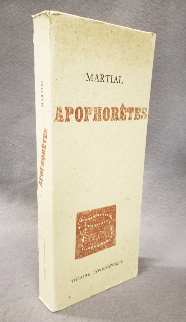 Apophoretes. Traduit du latin par Jean Francois Peyret. Quarante deux …