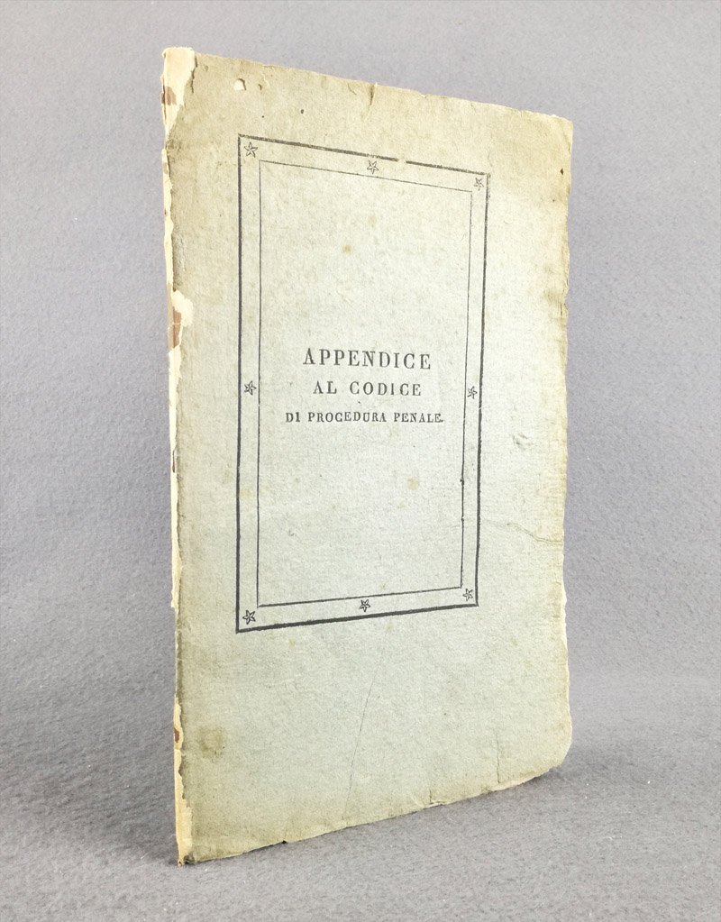 Appendice al Codice di Procedura penale