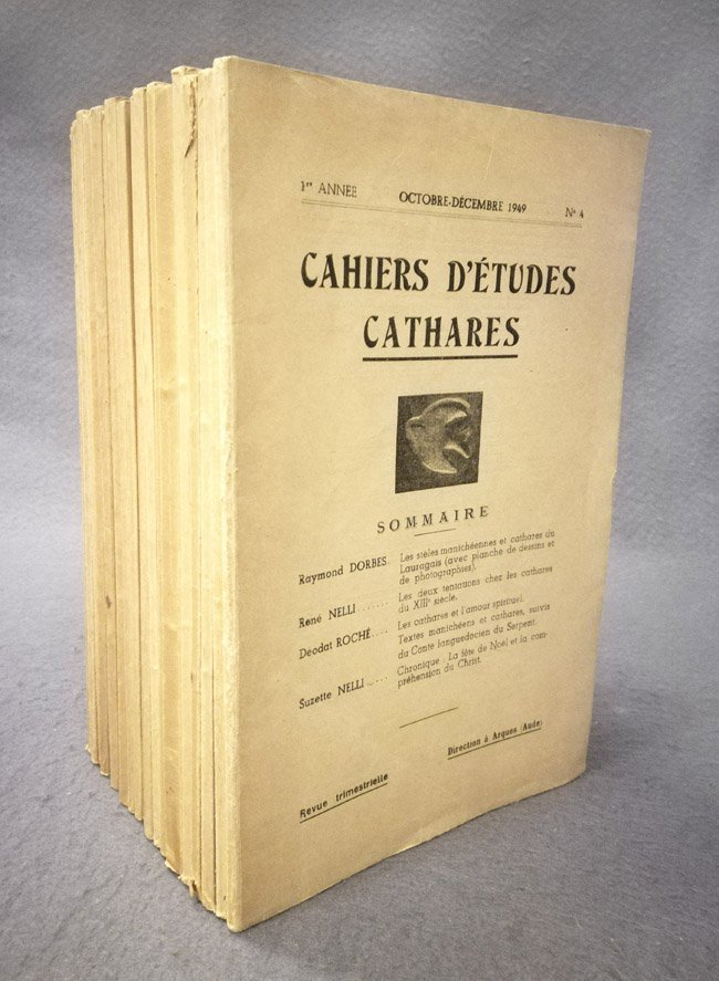 Cahiers d'etudes cathares [21 fascicoli. Nn. 4-22, 24, 26-27, 1950-1956]