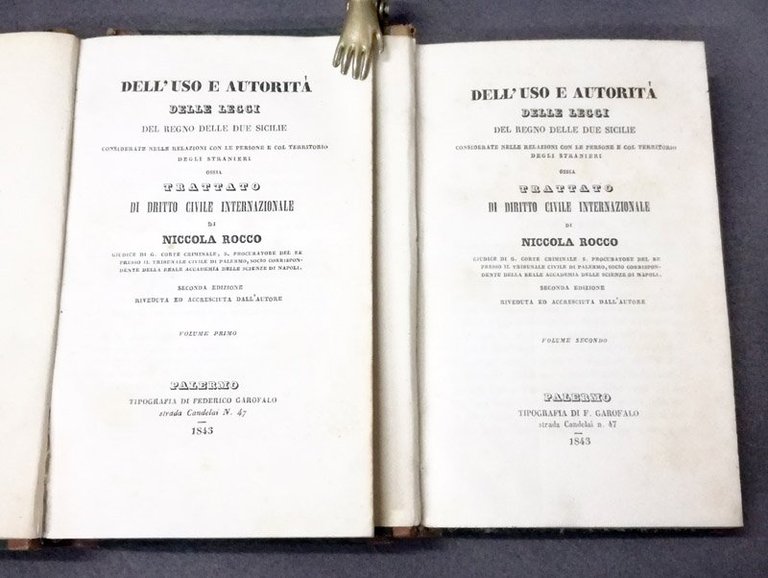 Dell'uso e autorita' delle leggi del Regno delle Due Sicilie …
