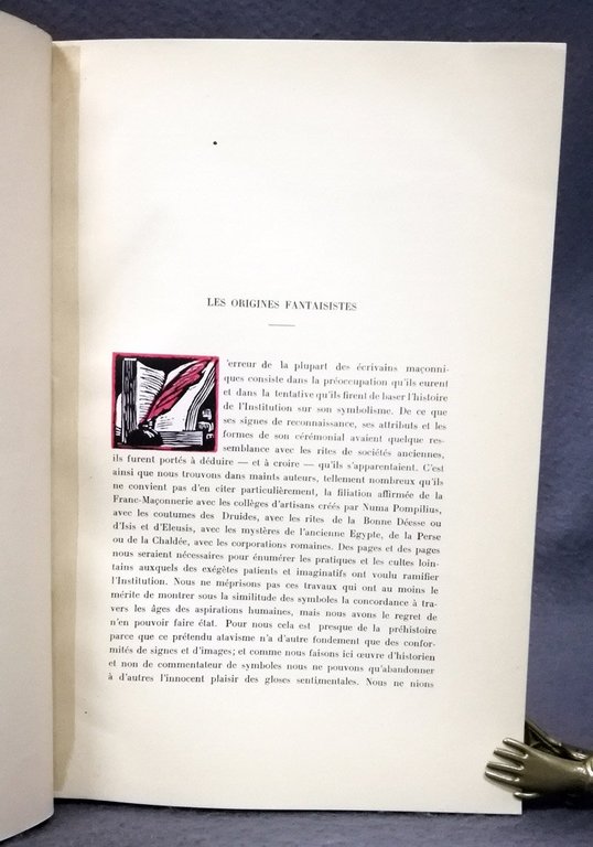 Histoire de la Franc-Maconnerie francaise. La Franc-Maconnerie chez elle