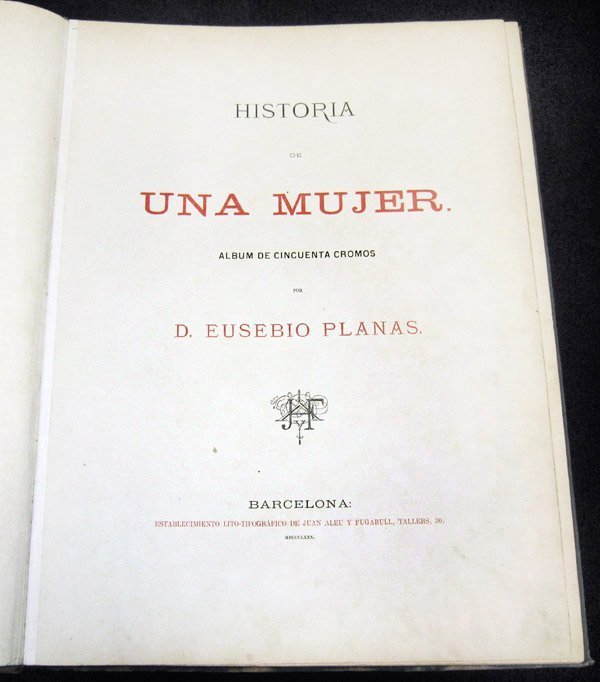 Historia de una mujer. Album de cincuenta cromos