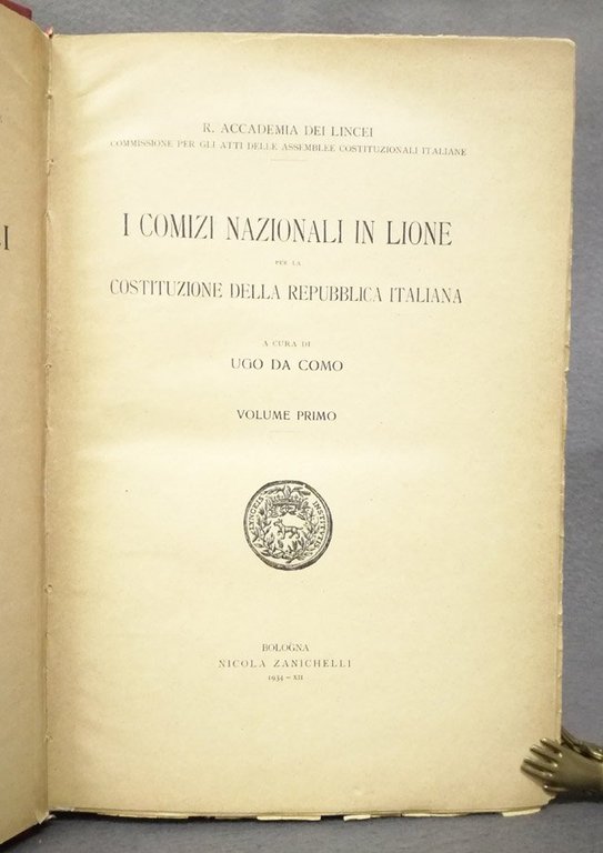 I comizi nazionali in Lione per la costituzione della Repubblica …