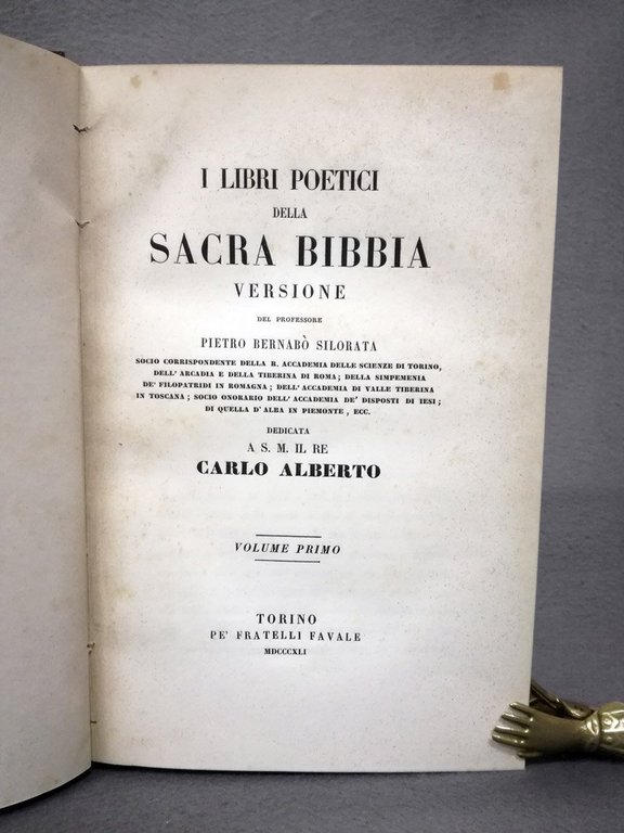 I libri poetici della Sacra Bibbia