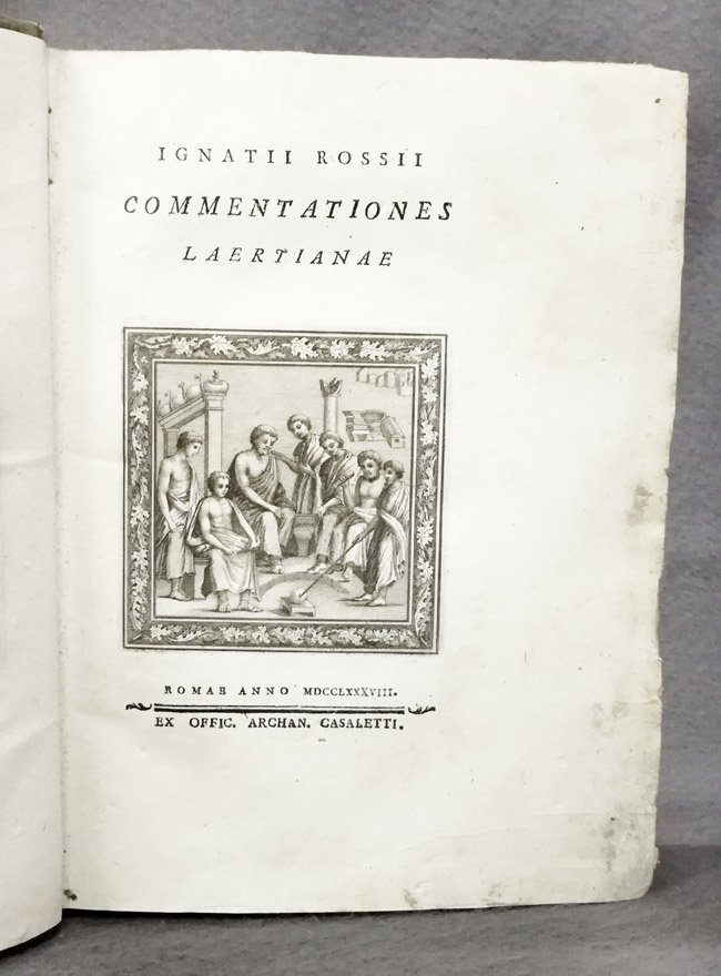 Ignatii Rossii Commentationes laertianae