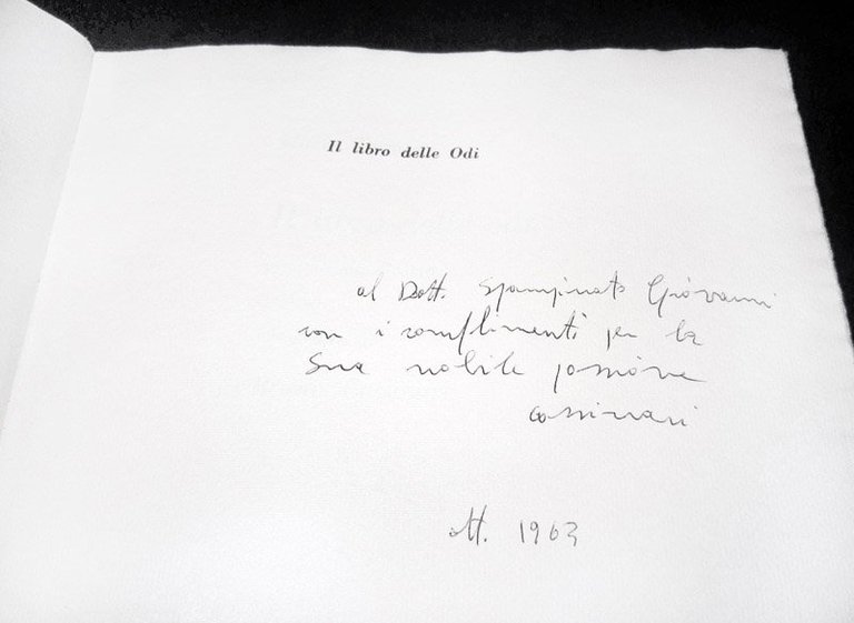 Il libro delle odi. Versioni da Orazio.