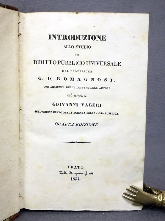 Introduzione allo studio del diritto pubblico universale [.] con aggiunta …