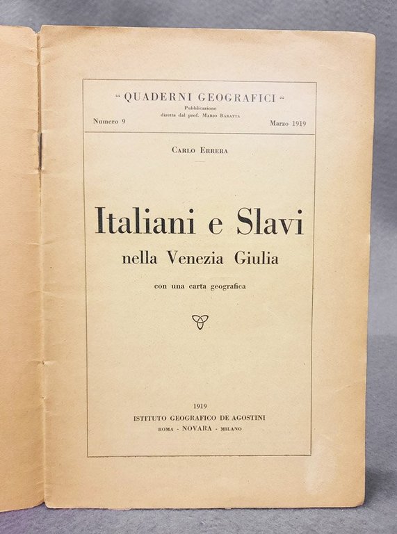 Italiani e slavi nella Venezia Giulia