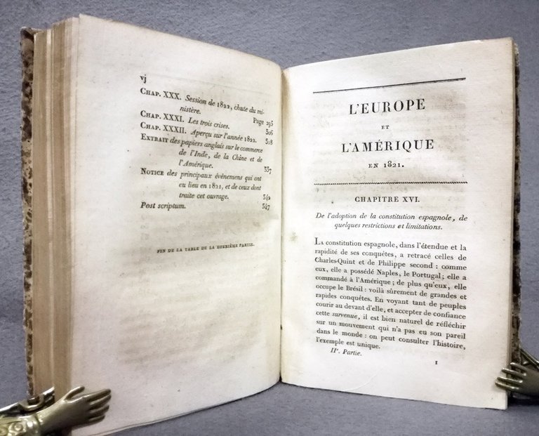L'Europe et l'Amerique en 1821