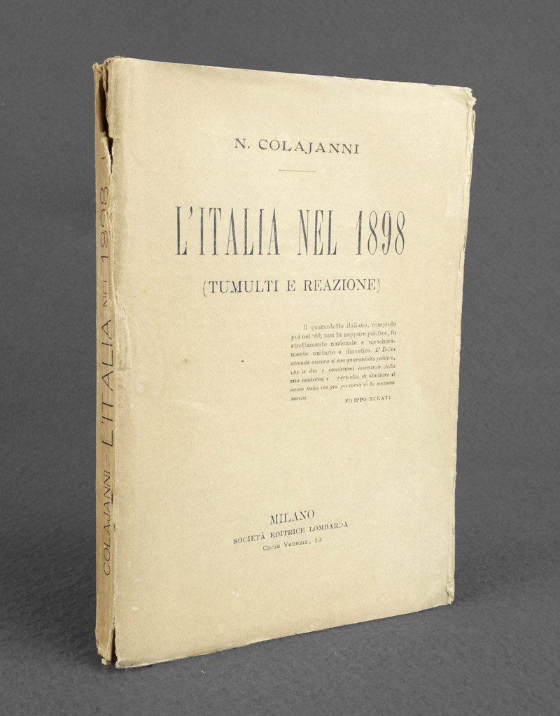 L'Italia nel 1898 (Tumulti e reazione)