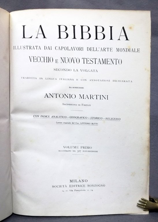 La Bibbia illustrata dai capolavori dell'arte mondiale. Vecchio e Nuovo …