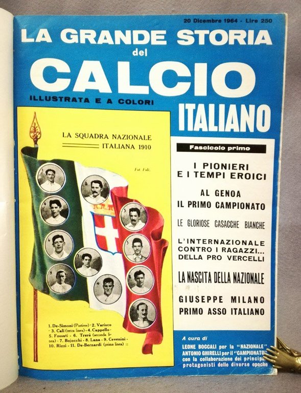 La grande storia del calcio italiano. 15 fascicoli, 1964-1965