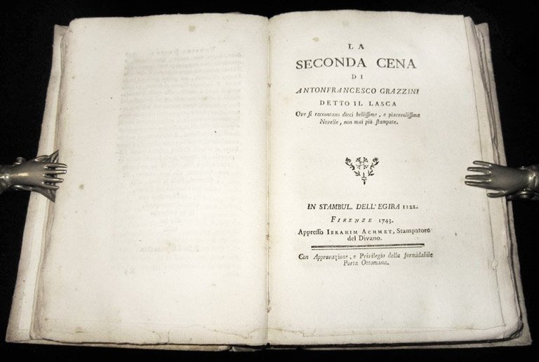 La prima e la seconda cena. Novelle di Antonfrancesco Grazzini …