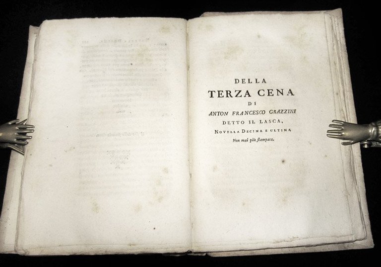 La prima e la seconda cena. Novelle di Antonfrancesco Grazzini …