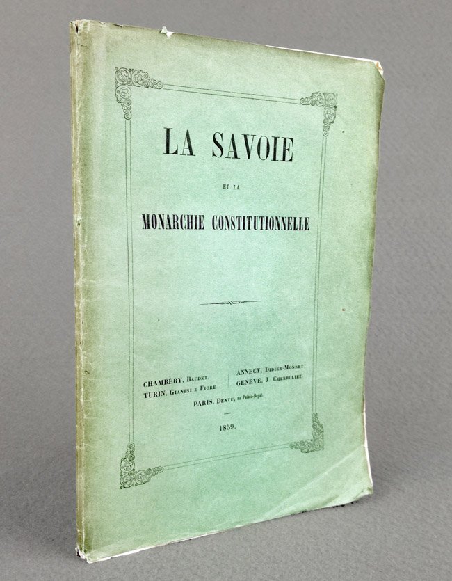 La Savoie et la monarchie constitutionnelle