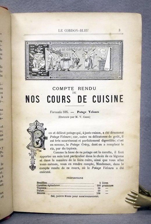 Le Cordon bleu. Journal hebdomadaire illustre' de cuisine pratique. Troisieme …