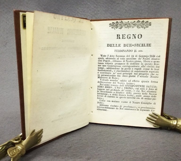 Le quattro costituzioni italiane concesse dai principi riformatori nel 1848