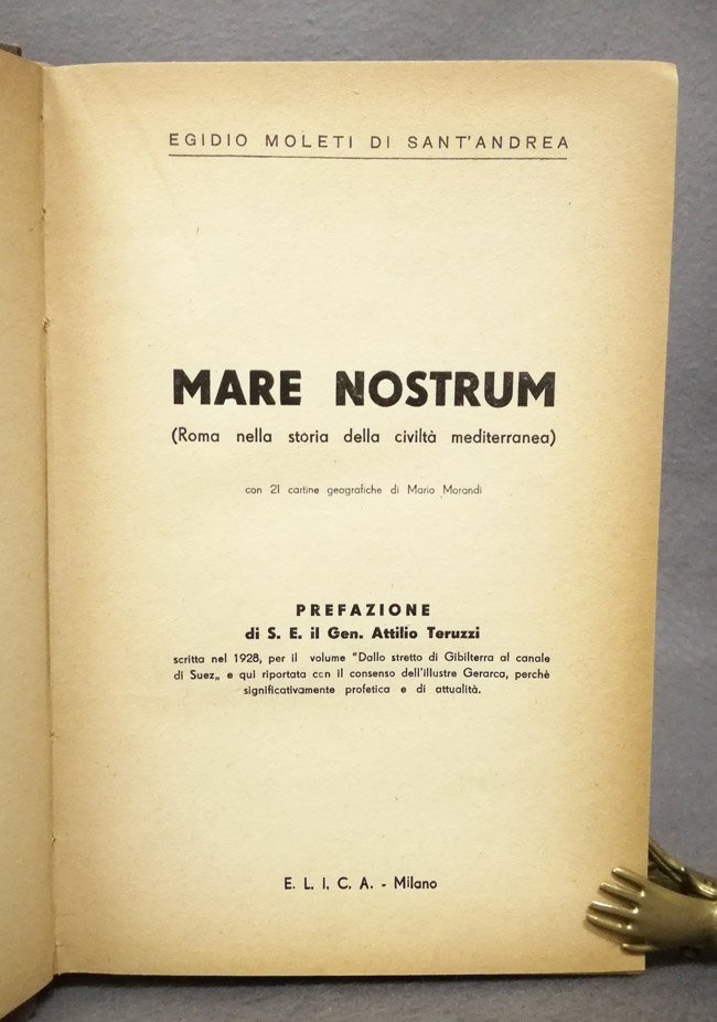 Mare nostrum. (Roma nella storia della civilta' mediterranea)