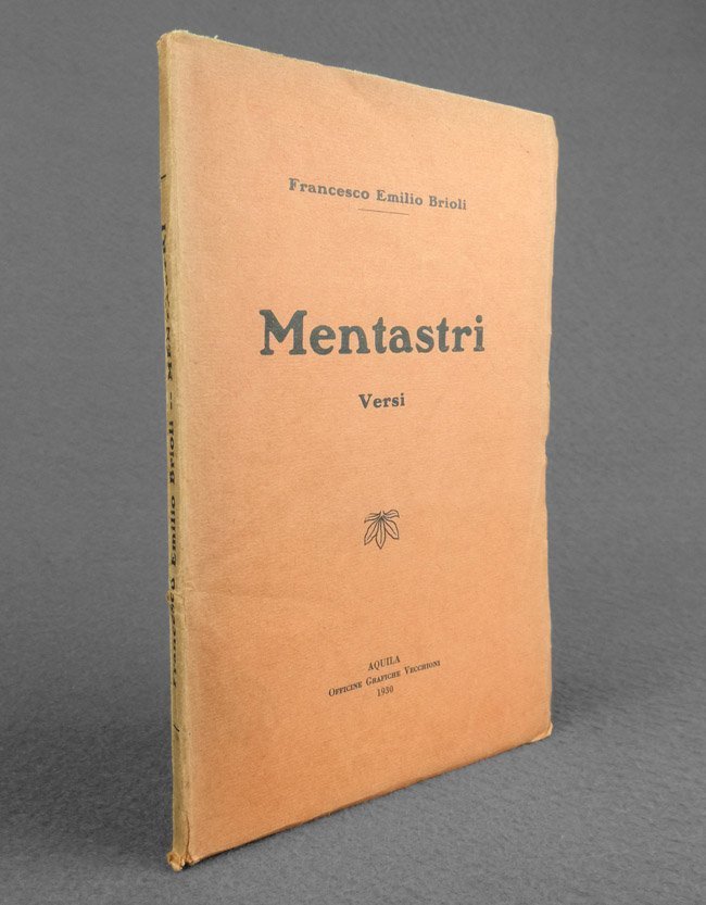 Mentastri. Versi. [Dedica autografa dell'Autore]