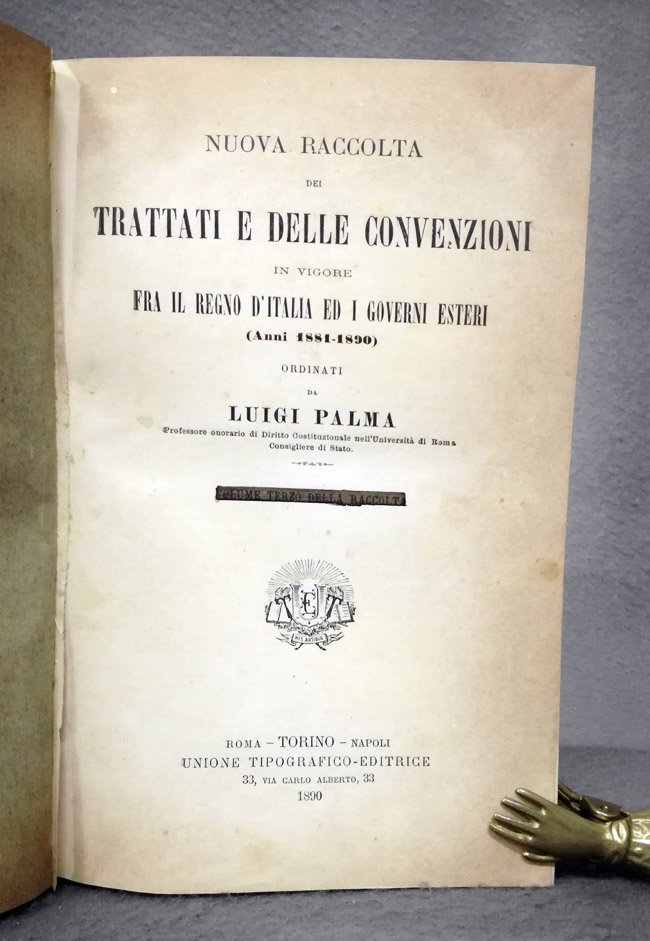 Nuova raccolta dei trattati e delle convenzioni in vigore fra …