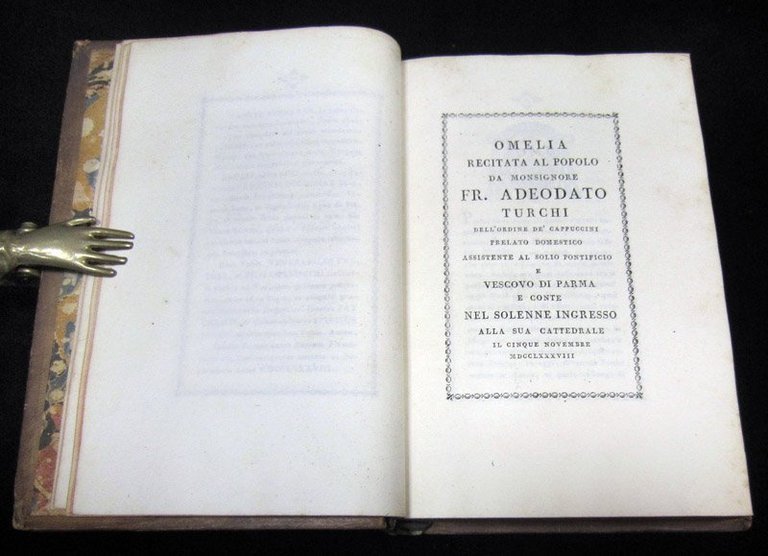 Omelie e lettere pastorali di Monsignore Fr. Adeodato Turchi vescovo …