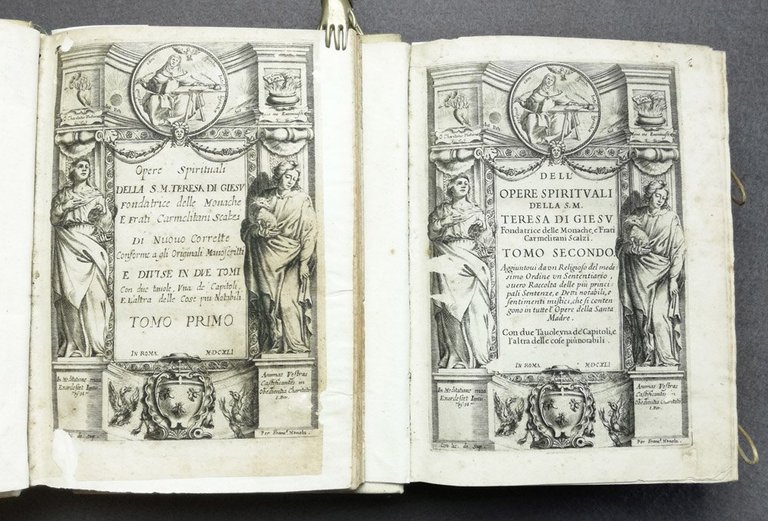 Opere spirituali della S. M. Teresa di Giesu' fondatrice delle Monache e dei Frati Carmelitani scalzi. Di nuovo corrette conforme agli originali manoscritti [.]