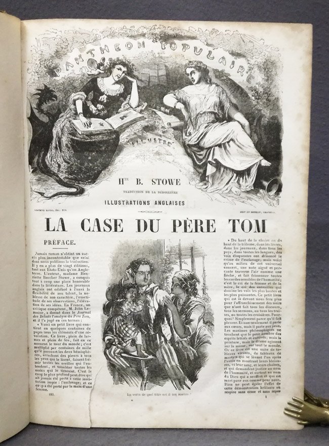 Pantheon populaire illustre': La case du pere Tom. (Oeuvres illustrees …