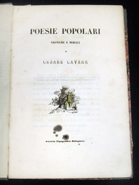 Poesie popolari erotiche e morali. [Unito con:] Nuove poesie popolari