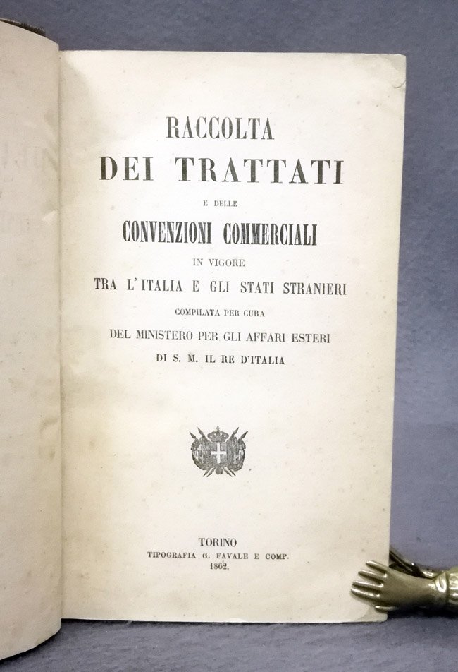 Raccolta dei trattati e delle convenzioni commerciali in vigore tra …