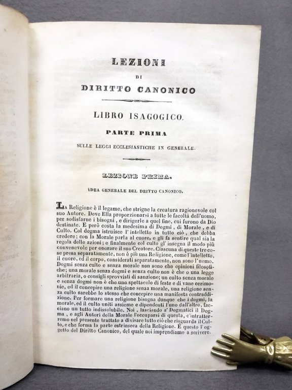 [Regno delle Due Sicilie] Lezioni di diritto canonico pubblico e …