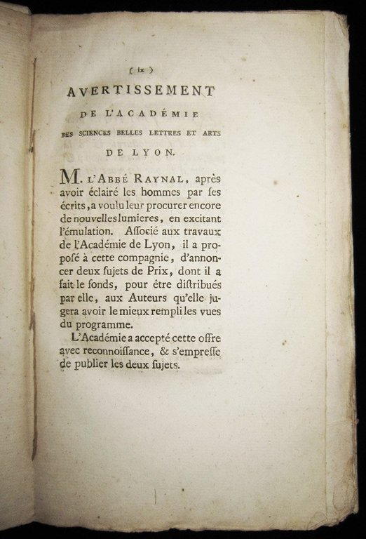 Revolution de l'Amerique