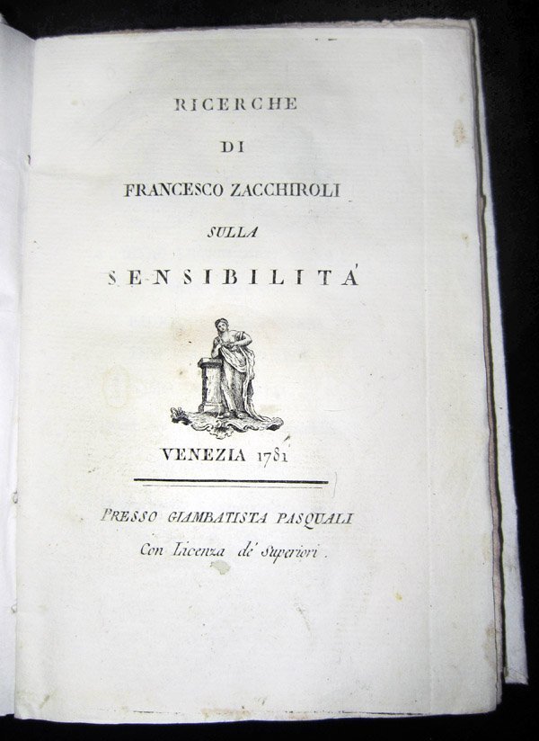 Ricerche di Francesco Zacchiroli sulla sensibilita'