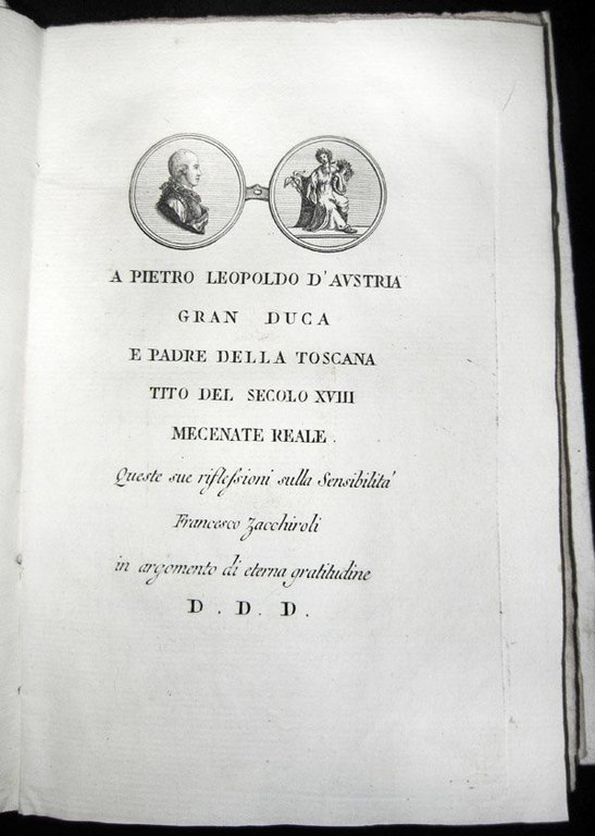 Ricerche di Francesco Zacchiroli sulla sensibilita'