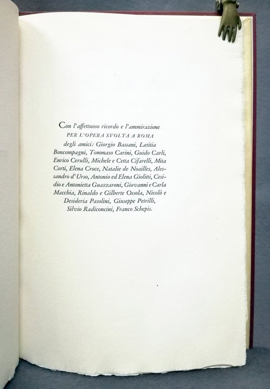 Roma: alcuni suoi poeti. [Edizione di 25 esemplari numerati]