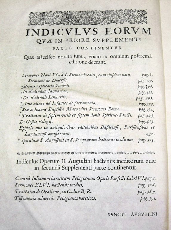 Sancti Aurelii Augustini hipponensis episcopi, operum omnium ante annum M.DC.XIV …
