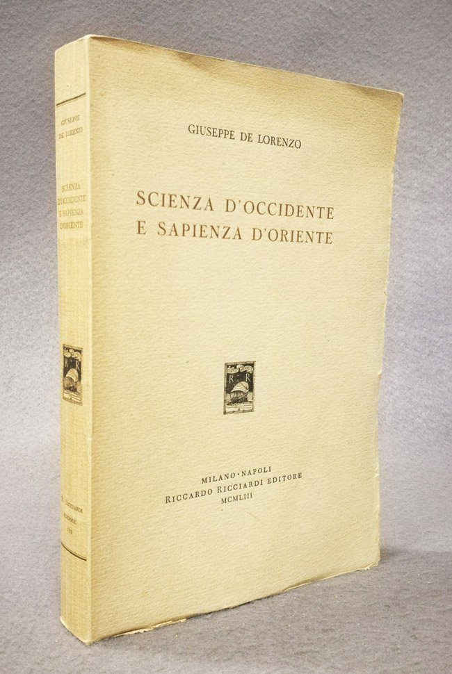 Scienza d'Occidente e sapienza d'Oriente