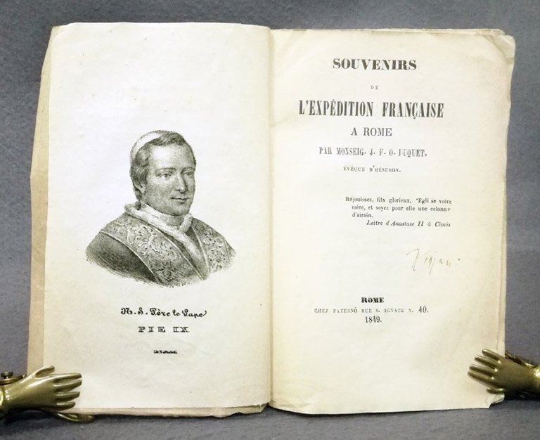 Souvenirs de l'expedition francaise a Rome. Vol. 1