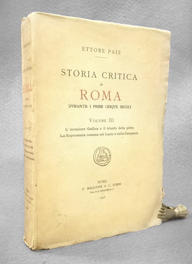 Storia critica di Roma durante i primi cinque secoli. Volume …