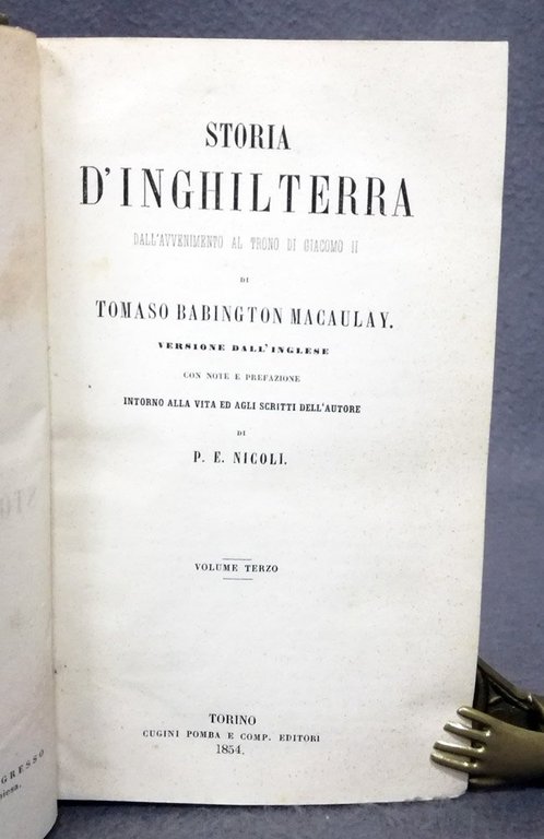 Storia d'Inghilterra. Dall'avvenimento al trono di Giacomo II