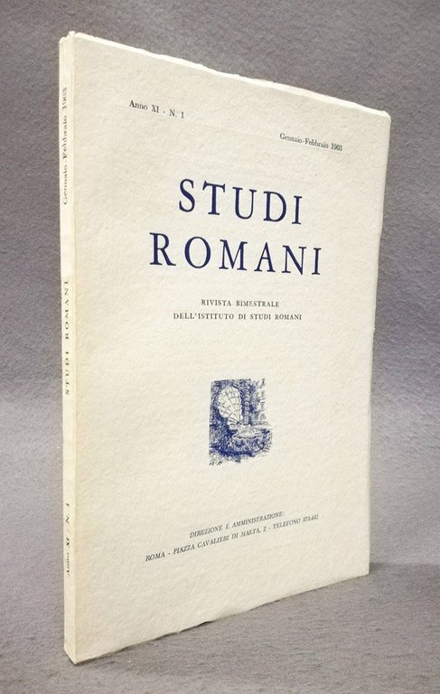 Studi romani. 28 annate complete (1963-1990). 98 volumi