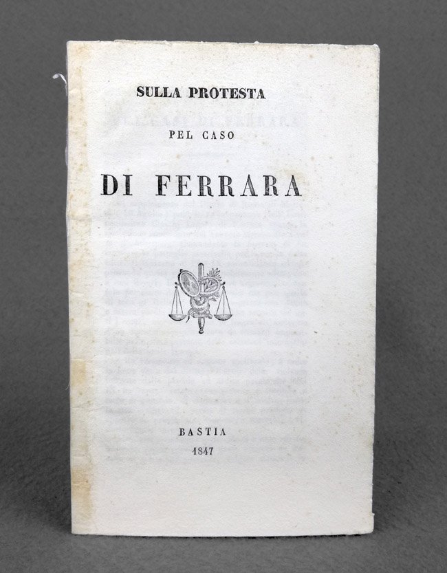 Sulla protesta pel caso di Ferrara