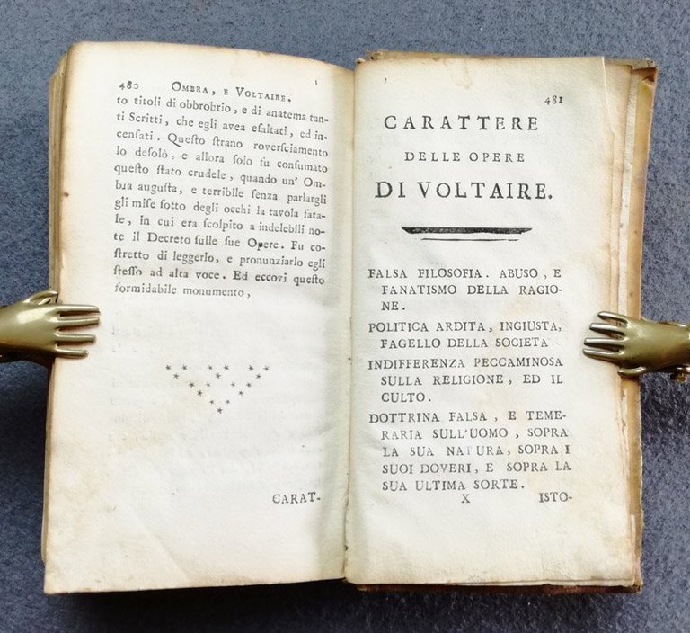 Voltaire fra l'ombre. Versione dell'Abate Nuvoletti.