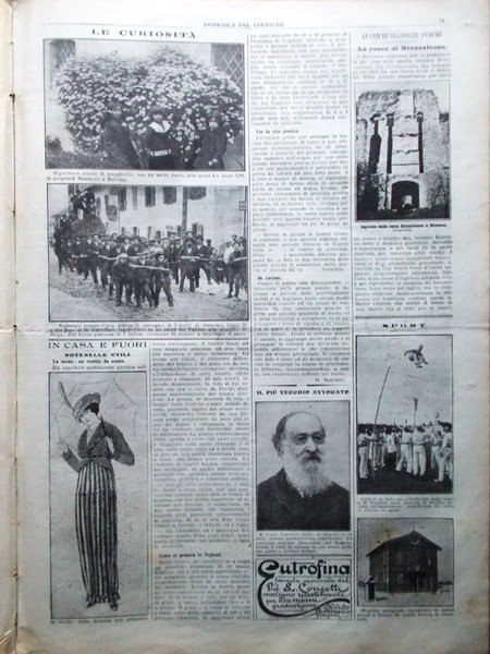 La Domenica del Corriere 21 Giugno 1914 Sciopero Sanza Ravenna … | Immagine principale