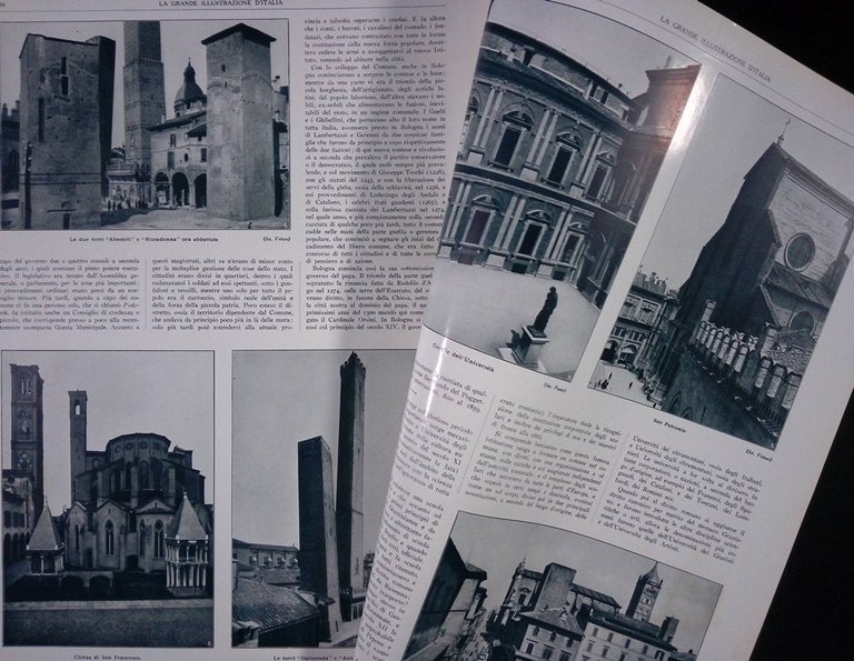 Articolo del 1927 Bologna nei fasti della sua Storia Accursio …