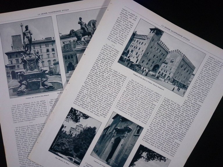 Articolo del 1927 Bologna nei fasti della sua Storia Accursio …
