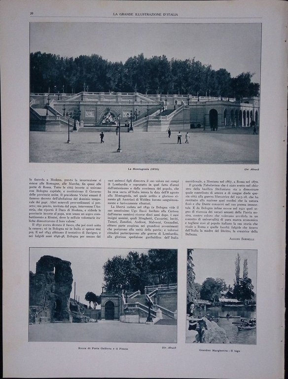 Articolo del 1927 Bologna nei fasti della sua Storia Accursio …