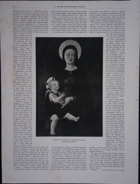 Articolo del 1927 Le Arti a Bologna Maestri e Capolavori …