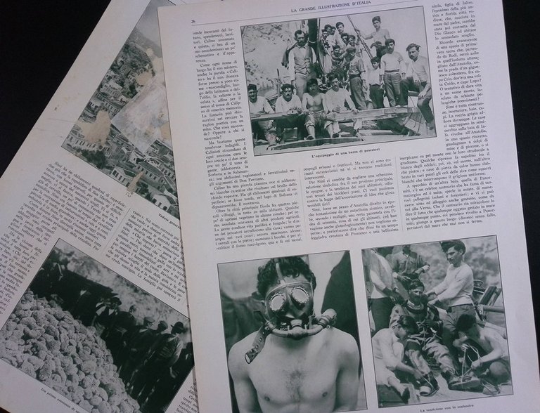 Articolo del 1927 Le Isole dei Pescatori di Spugne Simi …