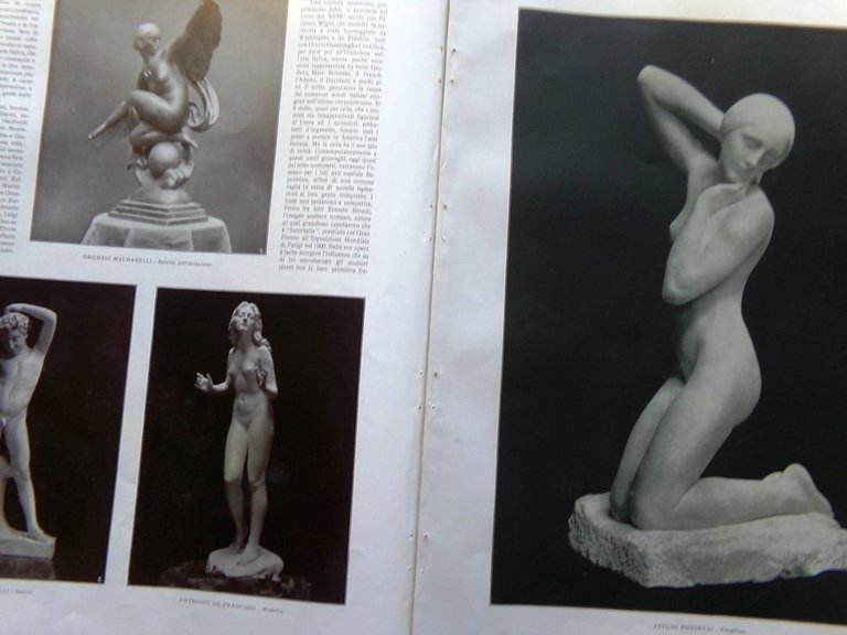 Articolo del 1928 Espressioni Forme dell'Arte Nostra Scultori Piccirilli Ruotolo | Immagine Gallery 3