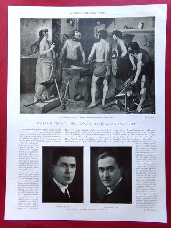 Articolo del 1928 Fotografia New York Aeroplano Lavoro Italiano Poletti … | Immagine Gallery 2